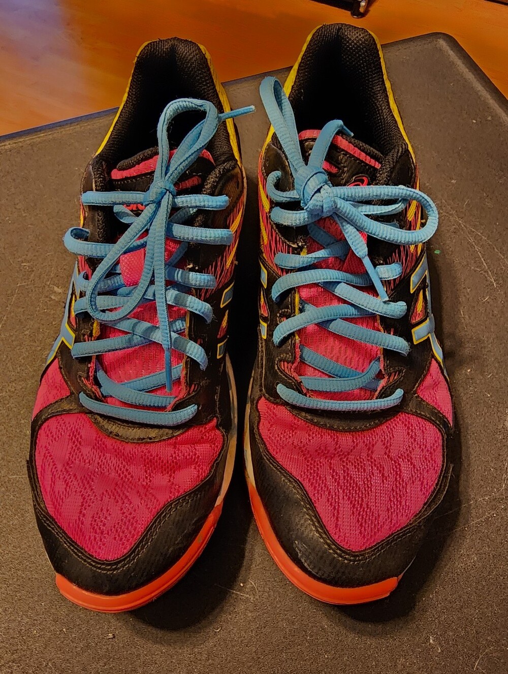 Asics Womens Gel Flashpoint B456N MultiColor Running Shoes Sneakers Size 8